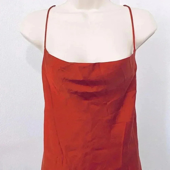 New REVOLVE Backstage Silk Slip Dress Jennifer 90s Y2K Cocktail Party - Picture 7 of 14